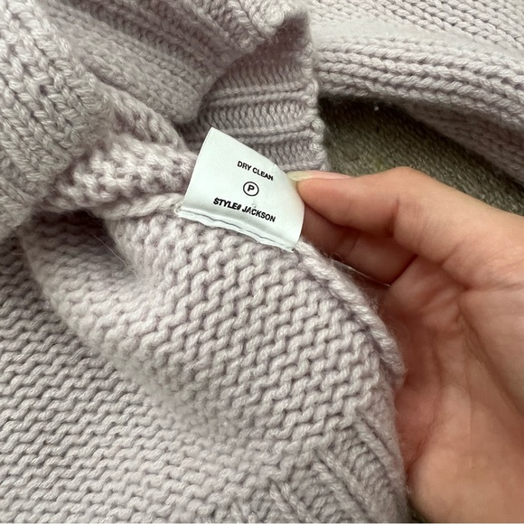 SABLYN JACKSON CASHMERE CARDIGAN COLLARED SWEATER - Picture 6 of 10